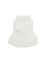  - KALINA - Extra Small Dot Tulle Ruffle Dog Dress — White