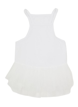 Main View - Click To Enlarge - KALINA - Large Inner Tulle Dog Dress — White