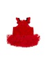  - KALINA - Small Polka Dot Tutu Velvet Dog Dress — Red