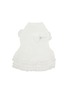 Main View - Click To Enlarge - KALINA - Extra Small Rib Knit Dress — White