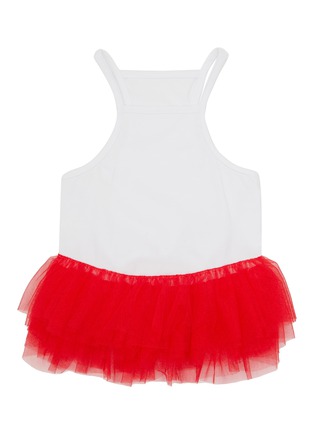 Main View - Click To Enlarge - KALINA - Large Inner Tulle Dog Dress — Red