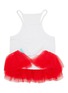  - KALINA - Large Inner Tulle Dog Dress — Red