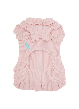  - KALINA - Small Knitted Dog Dress — Pink