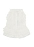 Main View - Click To Enlarge - KALINA - Medium Dot Tulle Ruffle Dog Dress — White