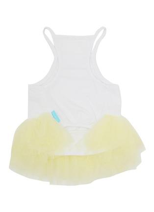  - KALINA - Large Inner Tulle Dog Dress — Yellow