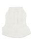 Main View - Click To Enlarge - KALINA - Large Dot Tulle Ruffle Dog Dress — White