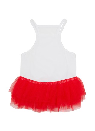 Main View - Click To Enlarge - KALINA - Medium Inner Tulle Dog Dress — Red