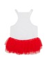 Main View - Click To Enlarge - KALINA - Medium Inner Tulle Dog Dress — Red