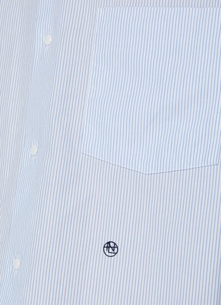  - NANAMICA - Striped OOAL Logo Wind Shirt