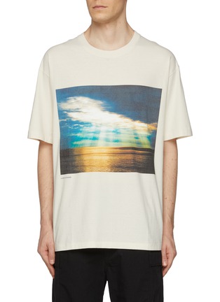 Main View - Click To Enlarge - NANAMICA - OOAL Printed Photo Cotton T-shirt