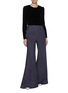 Figure View - Click To Enlarge - CAROLINA HERRERA - Crewneck Long Sleeve Top