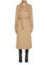 Main View - Click To Enlarge - SENTALER - Wrap Wool Long Coat