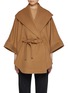 Main View - Click To Enlarge - SENTALER - Shawl Collar Wool Cape