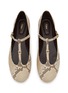 Detail View - Click To Enlarge - CHLOÉ - Marcie T-Bar Mary Jane Leather Ballerina Flats