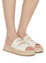 Figure View - Click To Enlarge - CHLOÉ - Flat Mila Platform Sandals