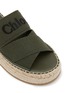 Detail View - Click To Enlarge - CHLOÉ - Mila Platfrom Linen Sandals