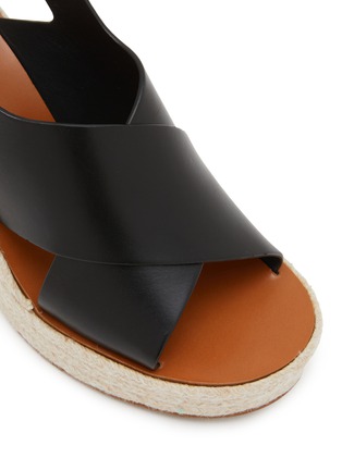 Detail View - Click To Enlarge - CHLOÉ - Pary 110 Leather Wedge Sandals