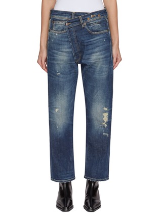 Main View - Click To Enlarge - R13 - Crossover Dark Wash Jeans