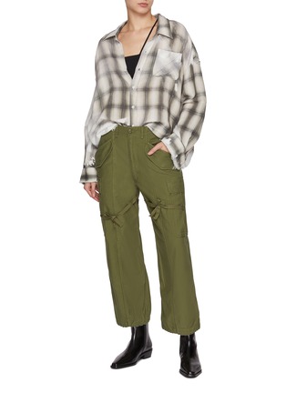 Figure View - Click To Enlarge - R13 - Cropped Cargo Trousers