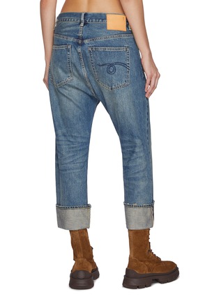 Back View - Click To Enlarge - R13 - Tailored Drop Medium Wash Jeans