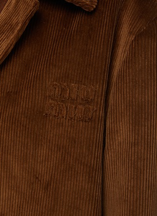  - MIU MIU - Boxy Button up Corduroy Coat