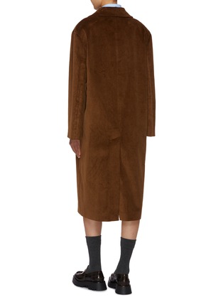 Back View - Click To Enlarge - MIU MIU - Boxy Button up Corduroy Coat