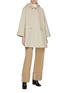 Figure View - Click To Enlarge - THE LOOM - Hooded Cotton Blend Half Coat