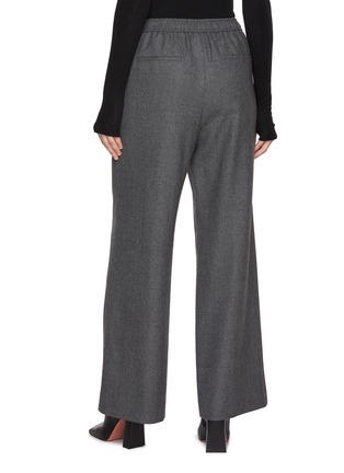 Back View - Click To Enlarge - THE LOOM - Front Band Wool Pants