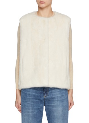 Main View - Click To Enlarge - YVES SALOMON - Mink Fur Gilet