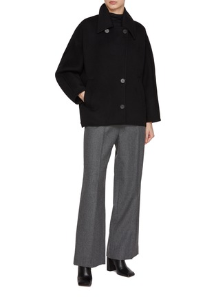 Figure View - Click To Enlarge - THE LOOM - Dolman Sleeve Wool Cashmere Half Coat