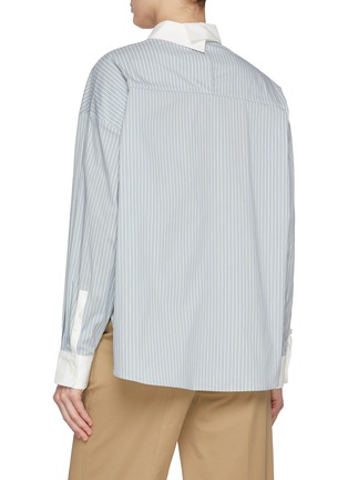 Back View - Click To Enlarge - THE LOOM - Double Collar Cotton Shirt