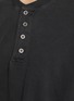  - JOAH BROWN - Vintage Henley Long Sleeve Cotton Top