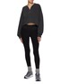 Figure View - Click To Enlarge - JOAH BROWN - Vintage Henley Long Sleeve Cotton Top