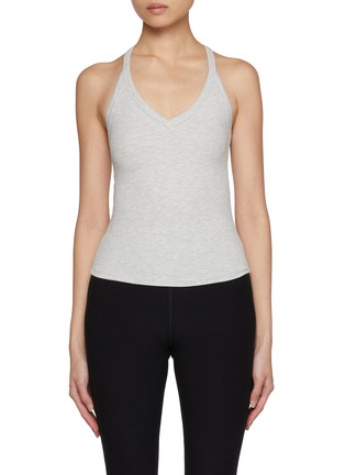 Main View - Click To Enlarge - JOAH BROWN - V-neck Racerback Tank Top