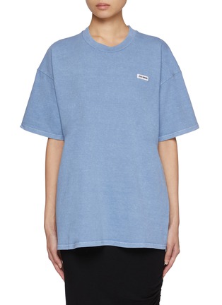 Main View - Click To Enlarge - JOAH BROWN - Oversized Crewneck Cotton T-shirt