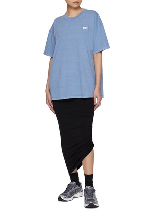 Figure View - Click To Enlarge - JOAH BROWN - Oversized Crewneck Cotton T-shirt