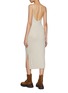 Back View - Click To Enlarge - JOAH BROWN - V-neck Midi Dress