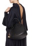 Front View - Click To Enlarge - ALAÏA - Dome 32 Leather Handbag