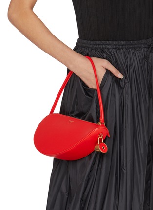 Figure View - Click To Enlarge - ALAÏA - Small Le Demi-Coeur Shoulder Bag