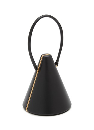 Detail View - Click To Enlarge - ALAÏA - Small Cone Minaudie Leather Bag