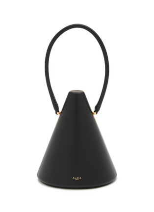 Main View - Click To Enlarge - ALAÏA - Small Cone Minaudie Leather Bag