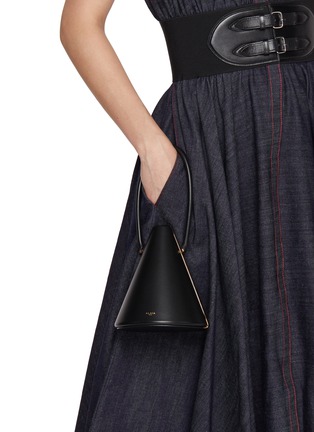 Figure View - Click To Enlarge - ALAÏA - Small Cone Minaudie Leather Bag