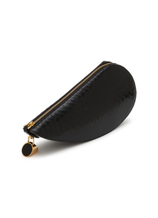 Detail View - Click To Enlarge - ALAÏA - Le Demi-Coeur Python Leather Clutch