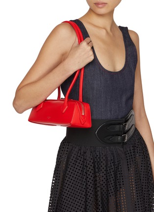 Figure View - Click To Enlarge - ALAÏA - Small Le Teckel Leather Bag