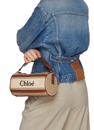 Figure View - Click To Enlarge - CHLOÉ - Woody Crossbody Tote Bag