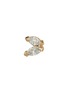 Main View - Click To Enlarge - MÉTIER BY TOMFOOLERY - Fleurescent Diamond Stud 9K Gold Single Earring — Right