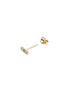 Detail View - Click To Enlarge - MÉTIER BY TOMFOOLERY - Astra Didi Hexa 14K Yellow Gold Diamond Turquoise Stud