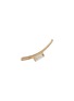 Main View - Click To Enlarge - MÉTIER BY TOMFOOLERY - Balance Baguette Diamond Stud 9K Gold Single Earring — Left