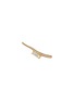 Main View - Click To Enlarge - MÉTIER BY TOMFOOLERY - Balance Baguette Diamond Stud 9K Gold Single Earring — Right