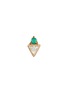 Main View - Click To Enlarge - MÉTIER BY TOMFOOLERY - Az Gemstone Stud 9K Gold Single Earring